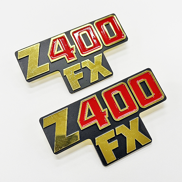 Z400FX E4Bサイドカバーエンブレム 社外品 未使用