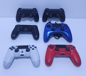 SONY PlayStation4ソニー プレイステーション4コントローラー デュアルショックPS4ワイヤレスコントローラ 6台 動作未確認(CO-7)