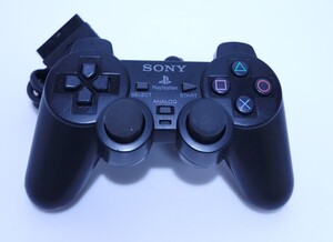 ソニー PS2 コントローラー デュアルショック2 ブラック SONY PlayStation2 Controller DUALSHOCK2 プレステ2/動作品 動作確認済(CO-24)