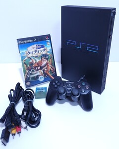 PS2プレイステーション2 SCPH-50000ミッドナイトブラック本体 コントローラ クリア プレステ,ゲームソフト PlayStation希少品/動作品(CO-50