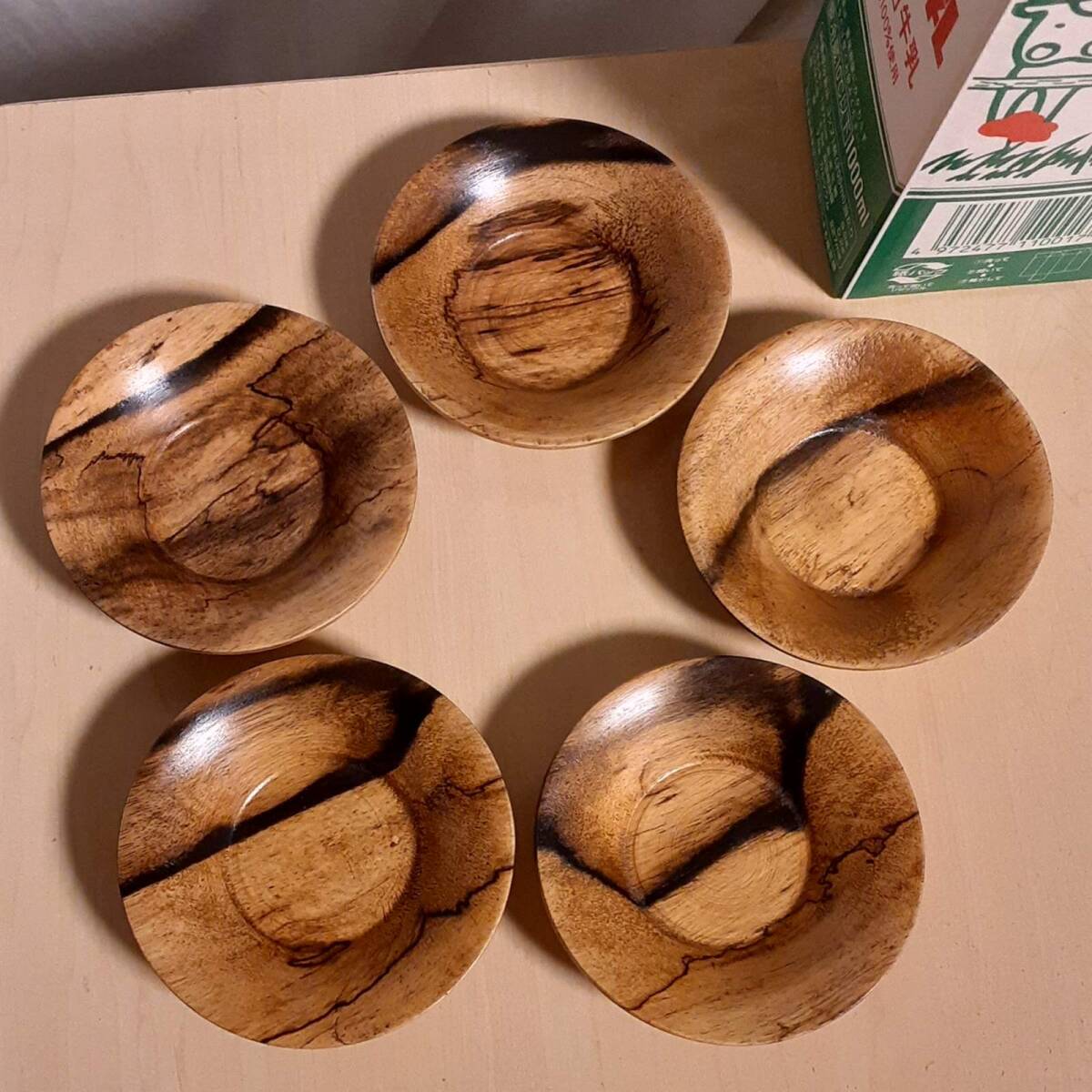 山形 伝統工芸品 黒柿茶筒 箱なし