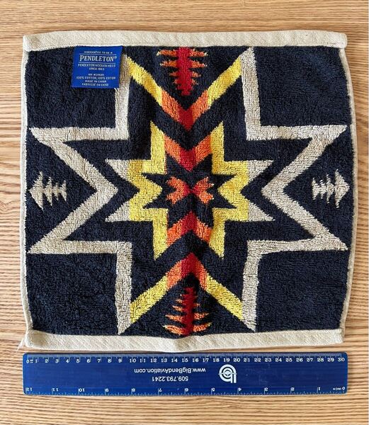 ★良好品★PENDLETON ペンドルトン ハンカチ ハンドタオル タオルハンカチ 33cm×33cm