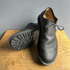 ★美品★革靴 レザーシューズ ローカット サイドレース 25.5cm forest shoemaker フォレストシューメーカー ビブラムソール 松川村 靴職人