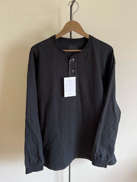 ★美品★S.F.C STRIPES FOR CREATIVE ヘンリーネック 長袖Tシャツ ロンT メンズL