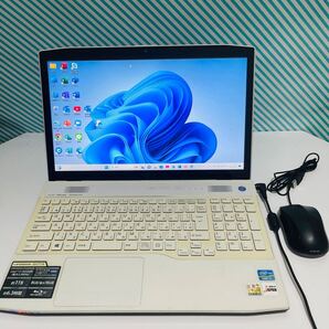 T286 Fujitsuノートパソコンi7高速SSDサクサクWindows11