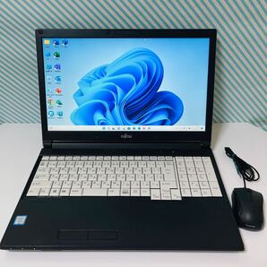 T135 FujitsuノートパソコンSSD Windows11オフィス付き