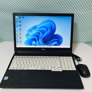 T140 FujitsuノートパソコンSSD Windows11オフィス付き