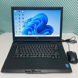 T263 NECノートパソコンi5高速SSDサクサク動くWin11オフィス付き