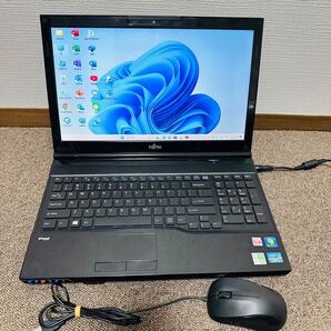 S27 Fujitsuノートパソコンi5高速SSDサクサク動くWindows11