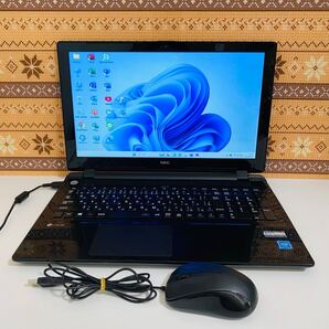 Y570 NECノートパソコン WEBカメラSSD Windows11オフィス付