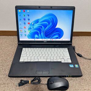 S55 FujitsuノートパソコンSSD高速 Windows11オフィス付き