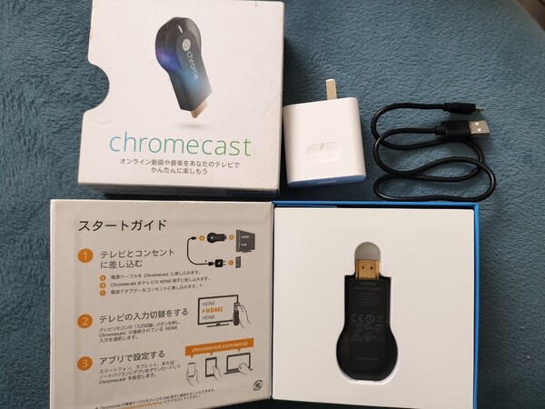 YouTube Prime Video対応 クロームキャスト Chromecast H2G2-42 Google GA3A00035A16 グーグル アマゾン プライム・ビデオ ユーチューブ
