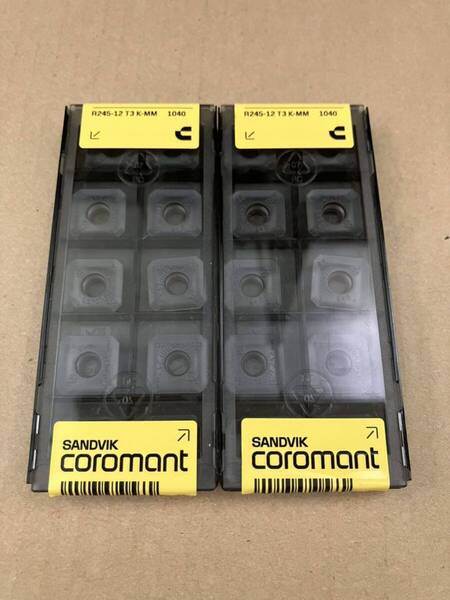 新品 サンドビック チップ コロミル245 R245-12T3K-MM 1040 2ケース 20個 SANDVIK インサート フライス マシニング ドリル