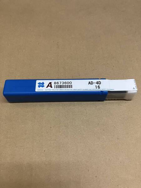 新品 OSG 超硬ドリル AD-4D-16 Φ16 オーエスジー タップ マシニング フライス 旋盤