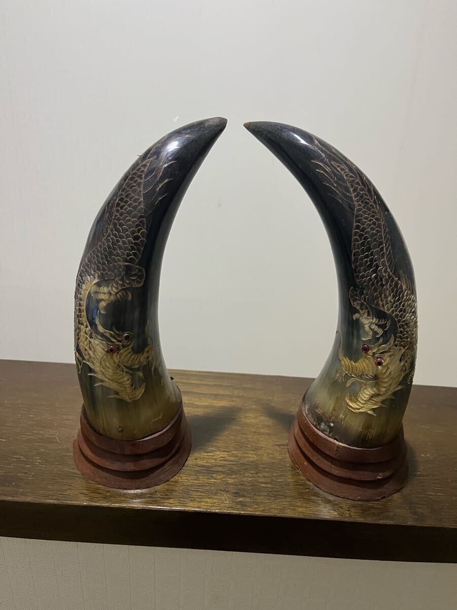 2025年最新】Yahoo!オークション -水牛 角 彫刻の中古品・新品