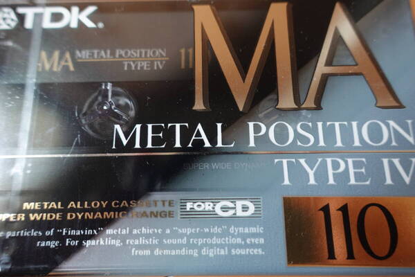 未開封メタルTDK MA110分8本セット TDK メタルテープMA110分 最終型 室内保管 未開封新品 ハイエンド メタルカセット8本セット販売