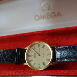18金オメガ デビル レディース クオーツ時計 18K刻印 OMEGA K18ヴィンテージ 訳ありジャンクと、明工社 時計裏蓋オープナーのセット