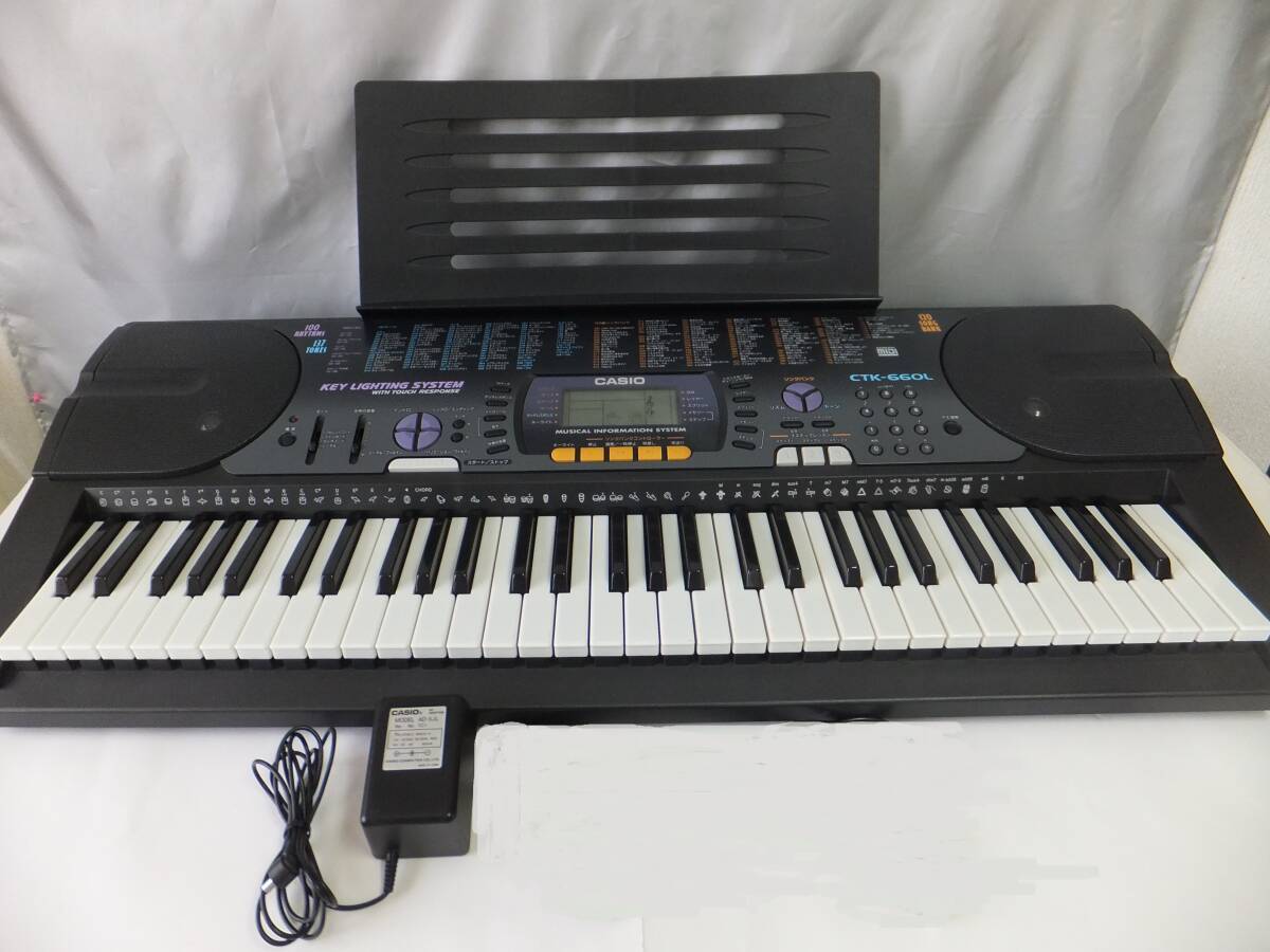 CASIO カシオ 電子ピアノ 電子キーボード CTK-660L - メルカリ