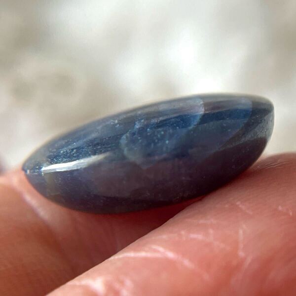 13.6ct 非加熱 ブルーサファイア ルース 天然石 サファイア コランダム 天然サファイア 特大 カボション パワーストーン