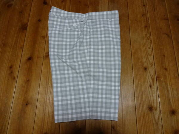 ◆ ナイキ NAIKE GOLF ショートパンツ / 未使用品に近い / ■サイズ:XL W=88cm(説明文参照)■カラー:薄い緑・白 / 細かいチェック柄