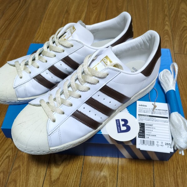28.5cm adidas SUPERSTAR 82 BILLYS アディダス スーパースター ビリーズ USED 箱付き