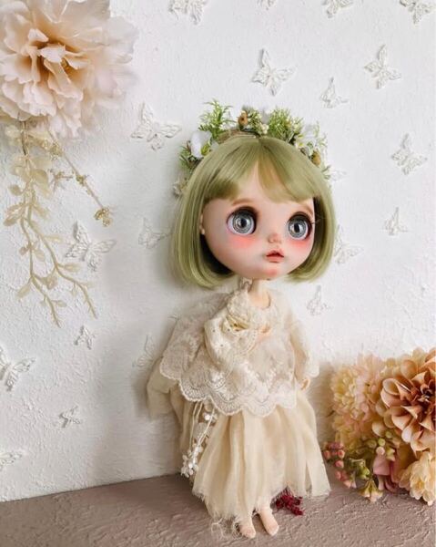 ミニチュア ドールハウス 背景ボード 壁 床 ブライス リカちゃん 1/6 家具 オビツ 棚 机 ドール ドール家具 カスタムブライス 蝶 漆喰