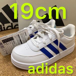 新品未使用19cm スニーカー コアブレーク アディダス 白