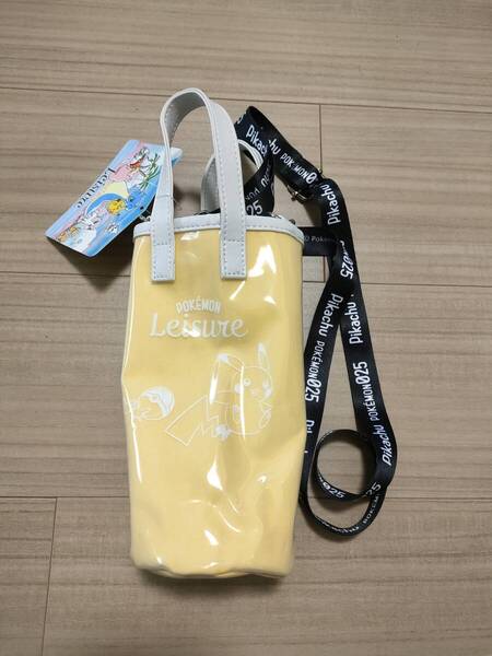 【新品】ポケモンセンター★Pokemon Leisure ペットボトルホルダー ピカチュウ ポケットモンスター
