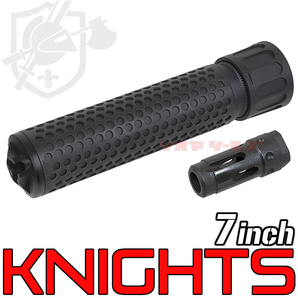 GE製 KAC タイプ M4 556 QDC サイレンサー & フラッシュハイダー SET 7inch ( KNIGHT'S ナイツ サプレッサー 3prong