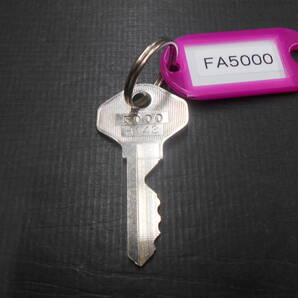 合鍵1本【FA5000番】ALPHA 1000ー70㎜ 南京錠 同一キー カギ アルファ、FA5000 関東 キー【送料無料発送】