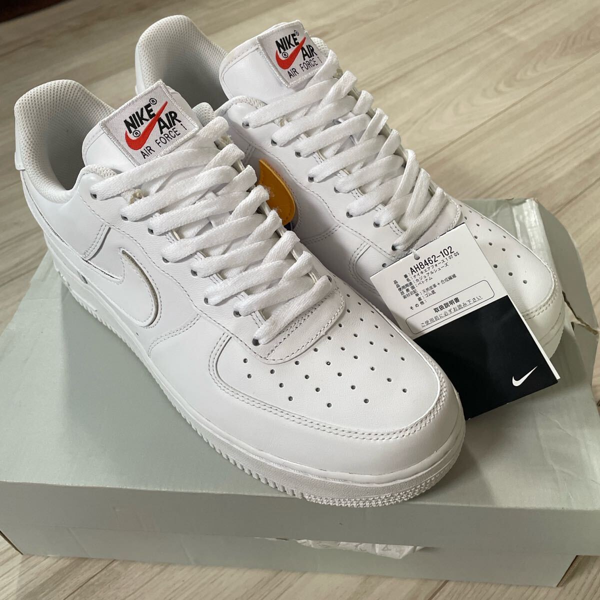 即決28 5cm NIKE AIR FORCE1 '07 White/Blackナイキ エア