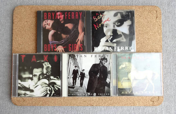 Bryan Ferry ブライアンフェリー 国内盤 5枚(ボーイズ・アンド・ガールズ、ベイト・ヌワール、タクシー、ガール・オブ・マイ、マムーナ)