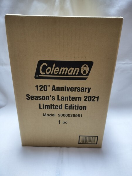 新品未開封 コールマン シーズンズランタン 2021 120周年限定 Coleman SEASON'S LANTERN LIMITED EDITION
