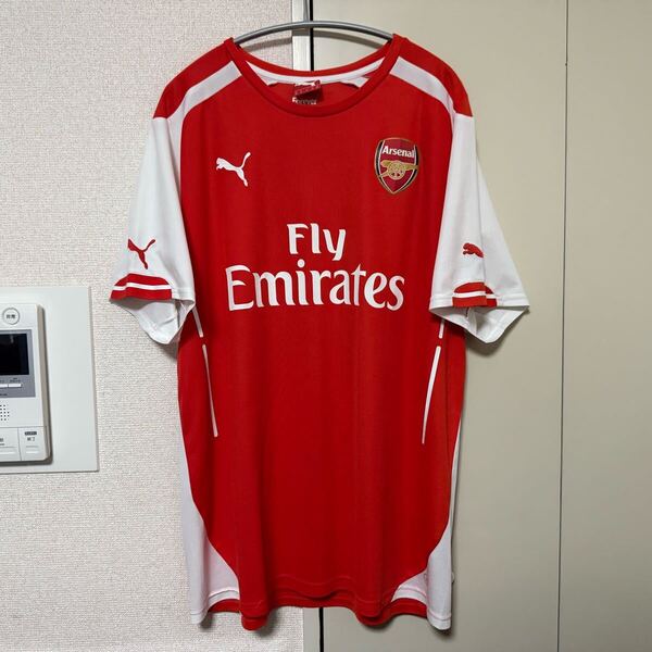 Puma Arsenal FC Walcott 14 2014-15 Home Replica XL プーマ アーセナルFC テオ ウォルコット ホーム レプリカユニフォーム サッカー 半袖
