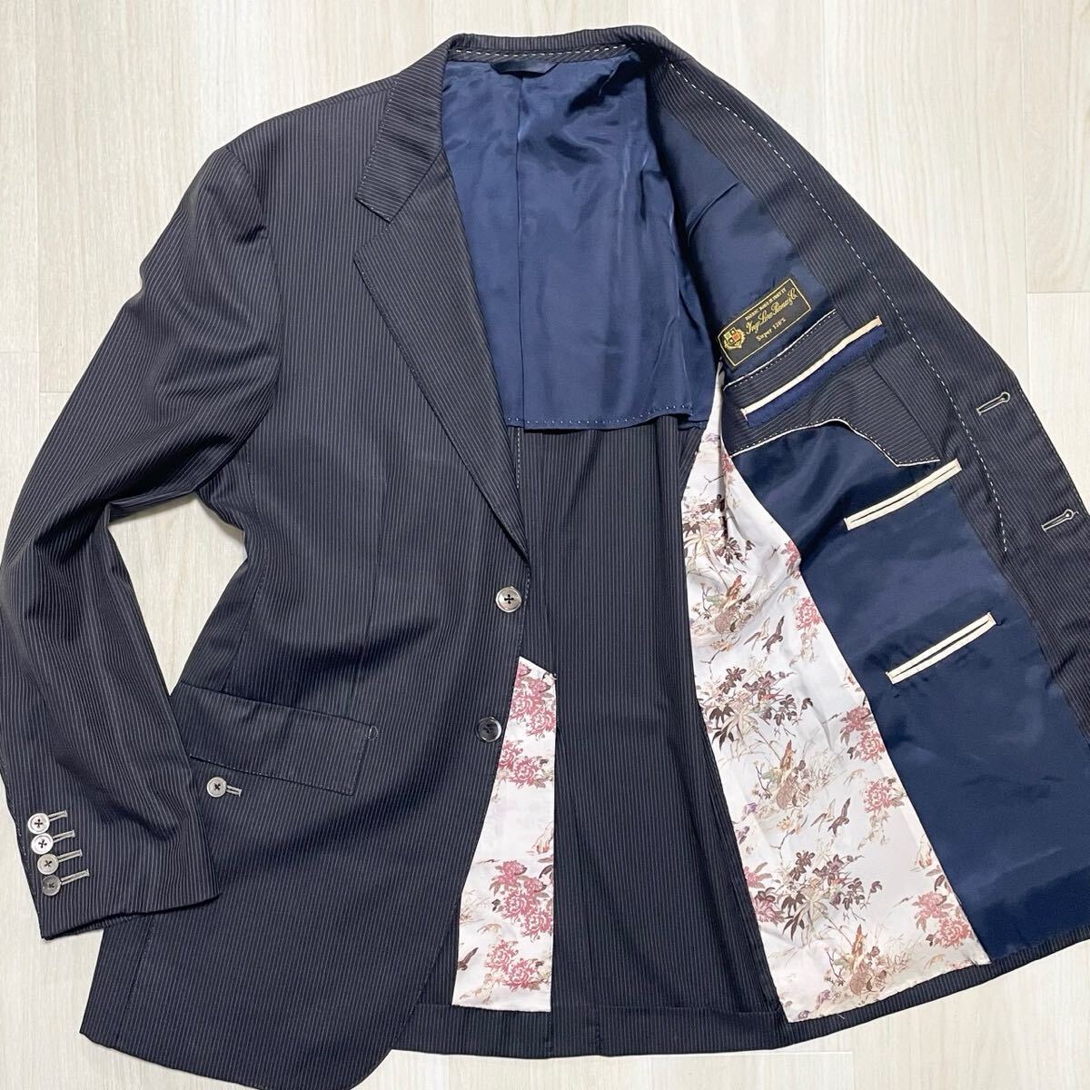 美品希少✨ポールスミス テーラードジャケット ロロピアーナ シルクリネン混 総柄 Yahoo!オークション -「(ロロピアーナ)」(ポール・スミス) (ほ