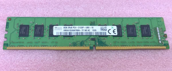 #SK hynix HMA41GU6AFR8N-TF - PC4-17000/DDR4-2133/PC4-2133P 288Pin DDR4 UDIMM 8GB 動作品
