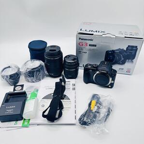 美品 Panasonic LUMIXダブルズームレンズキットDMC-G3W-K