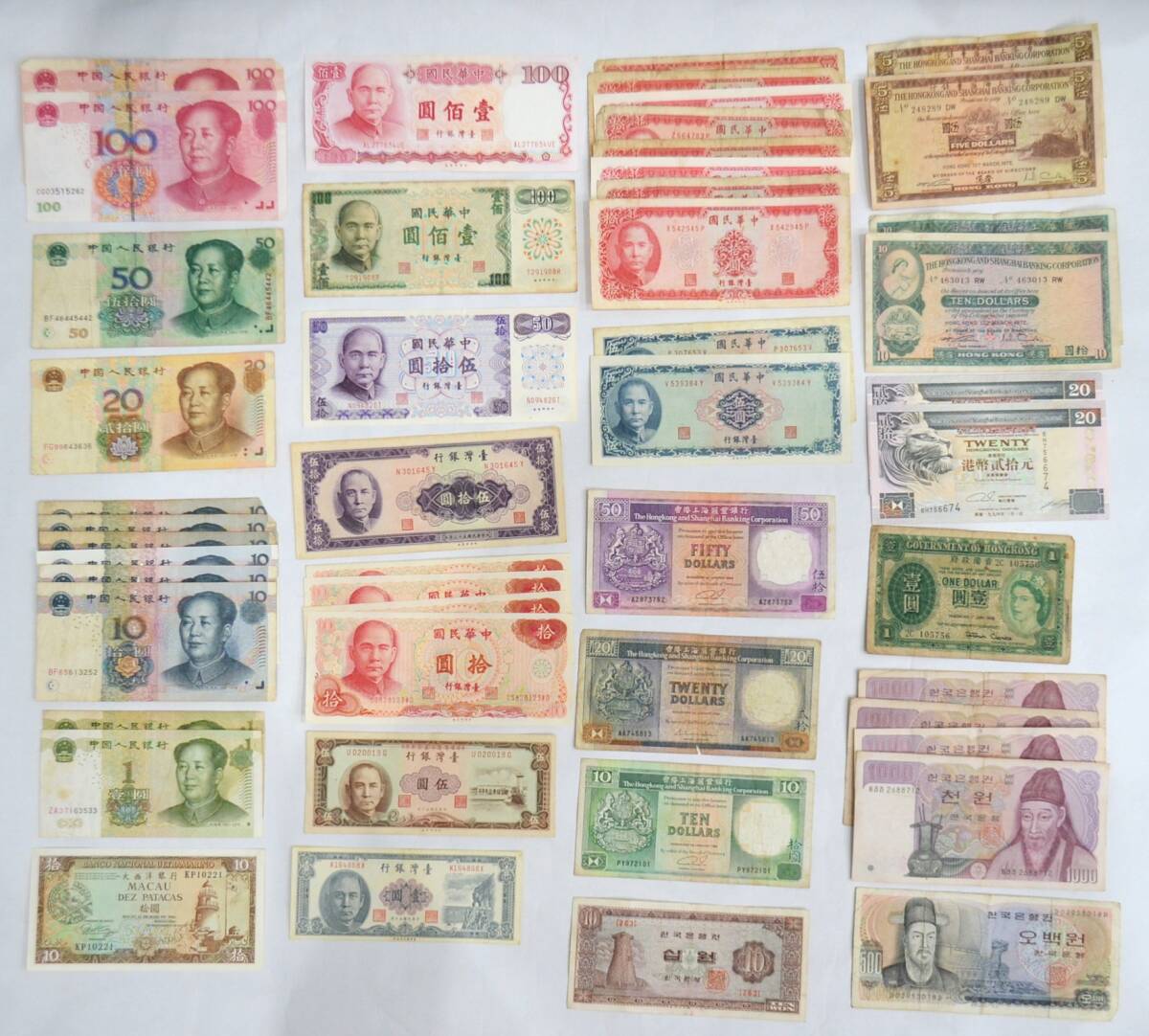 中華民国 壹仟圓 1000円 台湾銀行 古銭 古札 外国紙幣 旧紙幣