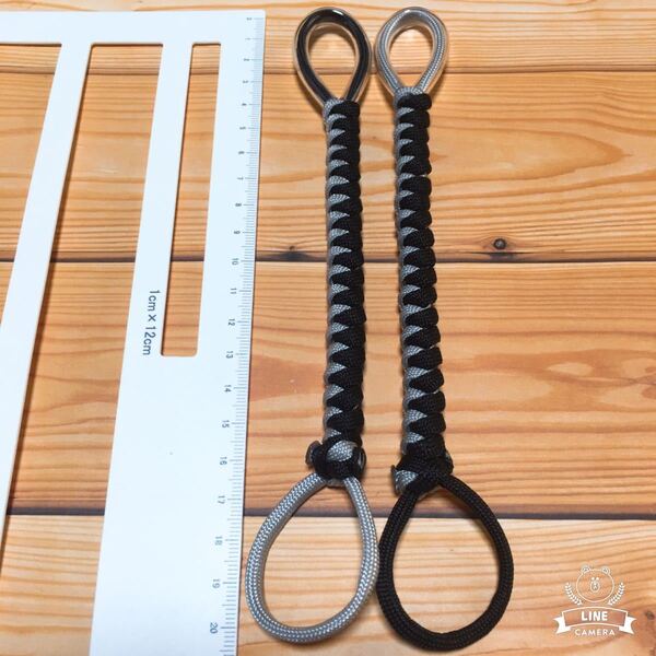 石鯛ワンポイント尻手2本シルバーグレー/黒