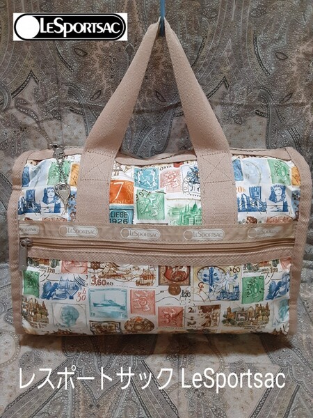 レスポートサック LeSportsac 鍵付き/ミニボストンバッグ/ハンドバッグ