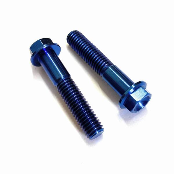 64チタン M8 P1.25 40mm CRF YZ KX XR CRM XLR セロー WR KLX RM-Z DR-Z 85 125 150 230 250 450 ボルト ブレーキ フォーク ハンドルバー