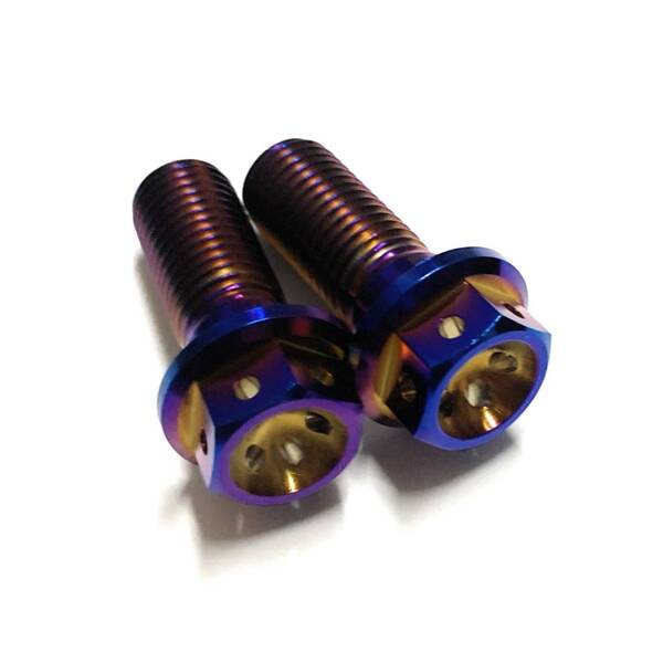 チタン M10 P1.5 25mm フランジボルト ブレーキキャリパーマウント Brembo ブレンボ 4pot キャスティングキャリパー 40mm ゼファー400 CBR