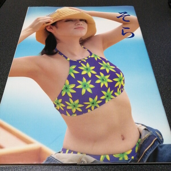 加藤紀子写真集 そら 初版 水着 ビキニ グラビア 匿名配送 無料配送 NORIKO KATO photo book