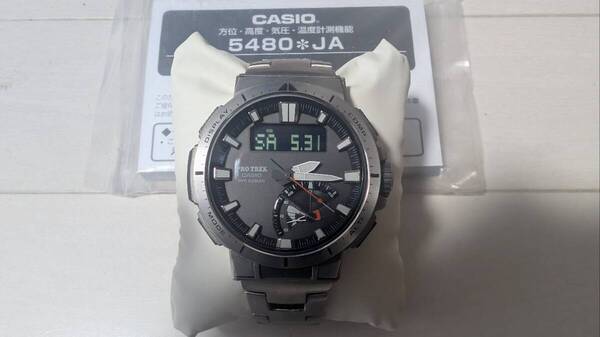 CASIO カシオ PRO TREK プロトレック PRW-70YT-7JF Multifield Line 中古美品