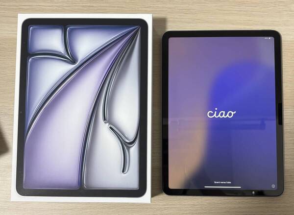 【未使用に近い/おまけ付】 11インチiPad Air 第6世代 Wi-Fiモデル 128GB スペースグレイ MUWC3J/A