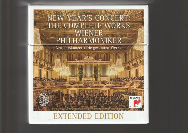 26CD BOX/NEW YEAR'S CONCERT:THE COMPLETE WORKS EXTENDED EDITION VPO 輸入盤、日本語解説付 2020年発売 SICC 2326~51