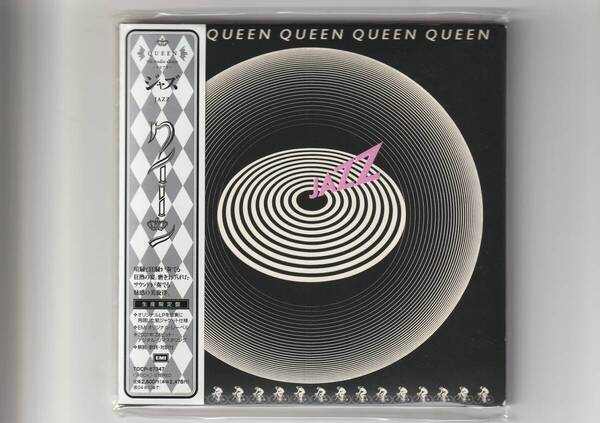 紙ジャケ 帯付CD/クイーン ジャズ 2001年 24ビット・デジタル・リマスタリング 2004年発売 TOCP67347