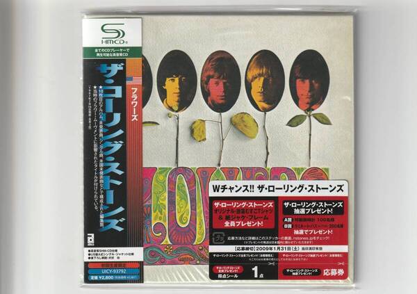 高音質SHM-CD 帯付 紙ジャケ/ザ・ローリング・ストーンズ フラワーズ 2008年発売 UICY93792
