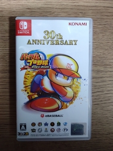1円スタート 中古 Nintendo Switchソフト パワフルプロ野球2024-2025 早期購入特典ダウンロード番号付き