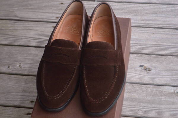 CROCKETT&JONES MAINE 8.5E ダークブラウン ローファー ビームスF別注